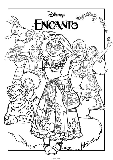 encanto coloring pages|free encanto printables.